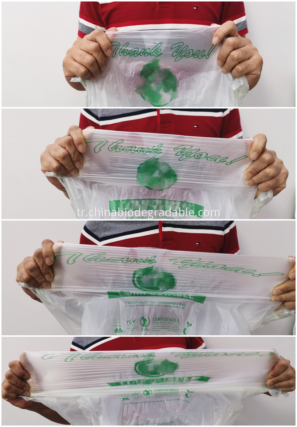 PLA Biodegradable Eco-Friendly Bioplastic Bags